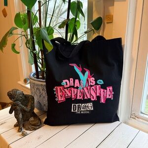 DRAG: The Musical | Black and Print Tote Bag